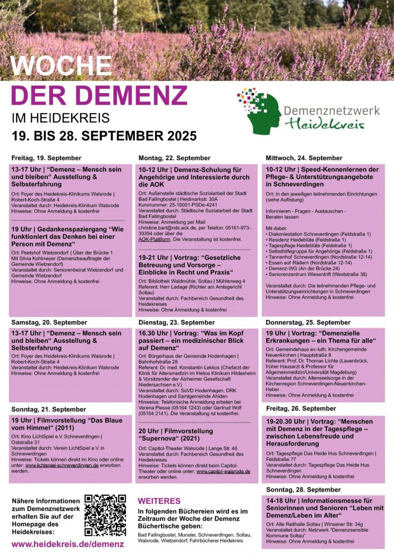 Flyer Woche der Demenz Flyer Woche der Demenz