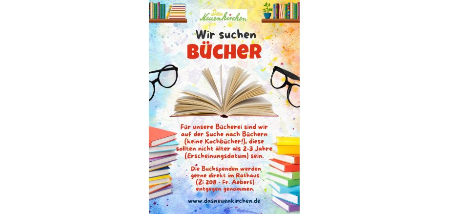 Flyer Buchspende