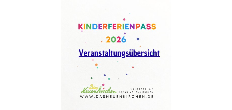 kinderFerienpass Veranstaltungsübersicht - 1