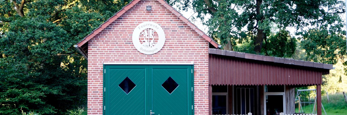 Das Feuerwehrhaus in Behningen