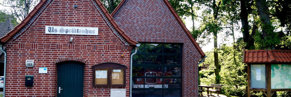 Das Feuerwehrhaus in Schwalingen