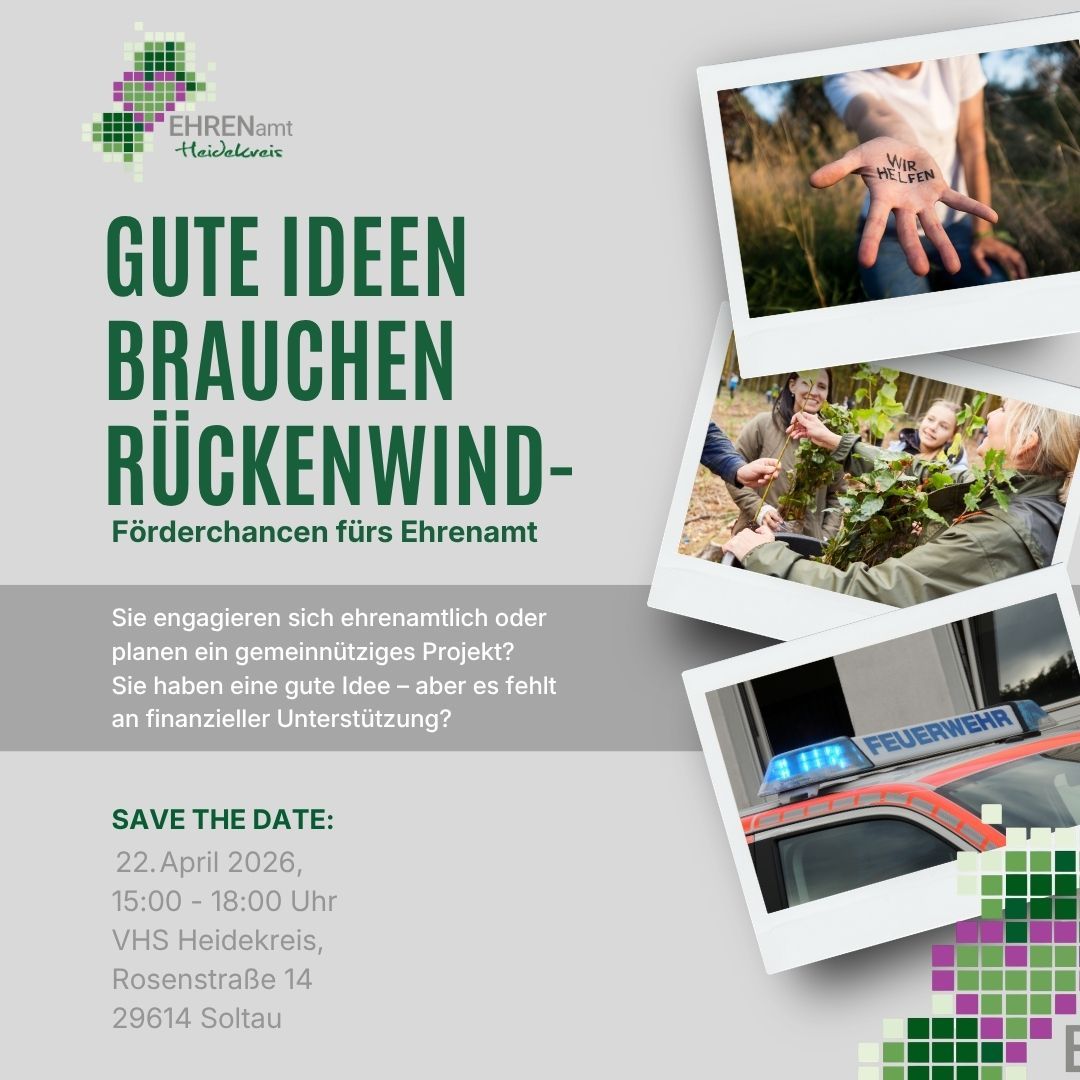 Gute Ideen brauchen Rückenwind – Förderchancen für das Ehrenamt (1080 x 1080 px) - 1