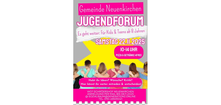 Flyer Jugendforum Flyer Jugendforum