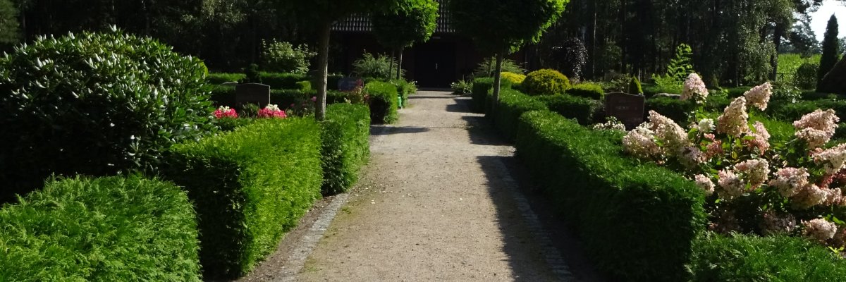 Blick auf den Friedhof Schwalingen