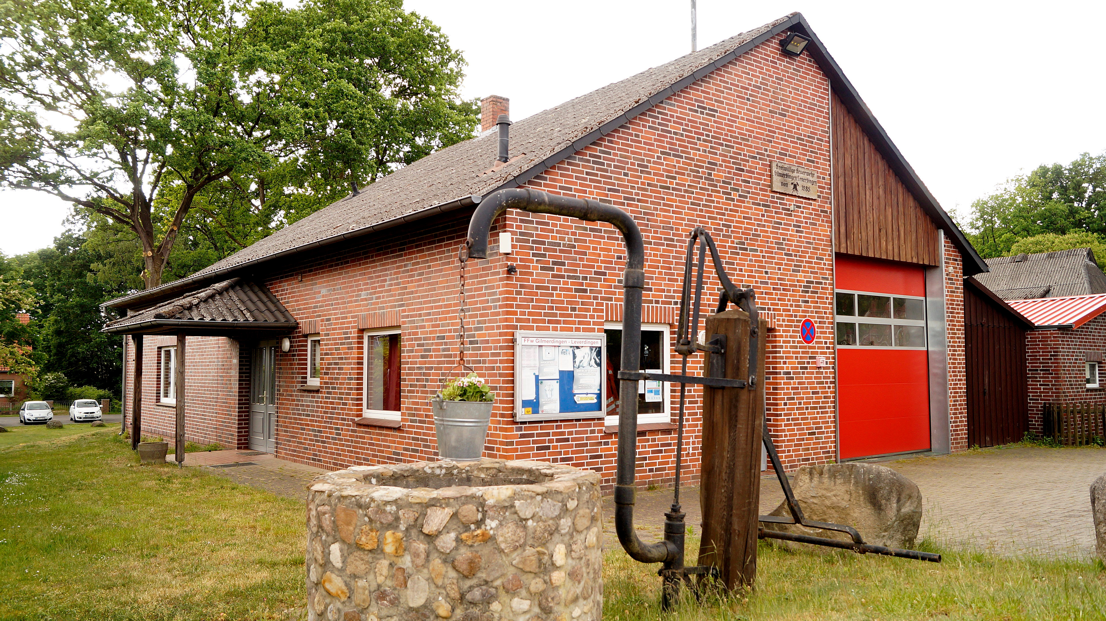 Ein beliebter Treffpunkt ist das Feuerwehrhaus